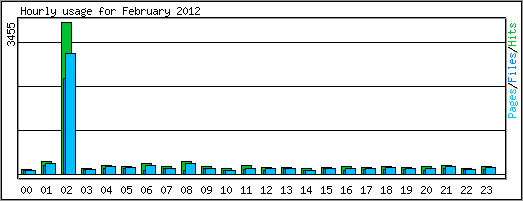 Hourly usage