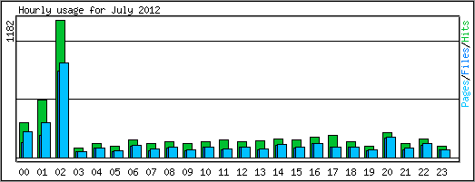 Hourly usage