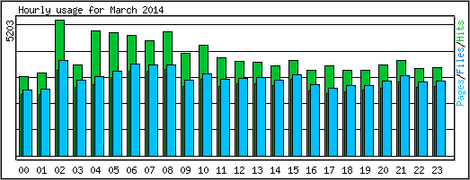 Hourly usage