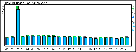 Hourly usage