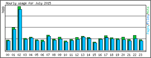 Hourly usage
