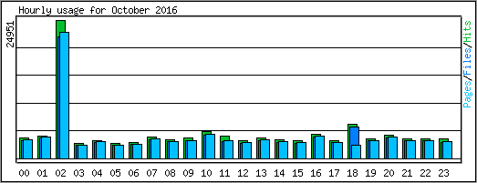 Hourly usage