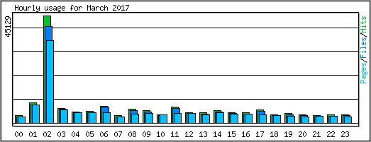 Hourly usage